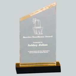 Bevel Peak Acrylic Award