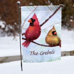 Cardinals Garden Flag