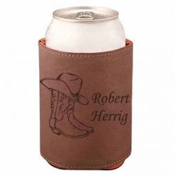 Cowboy Leather Beverage Holder