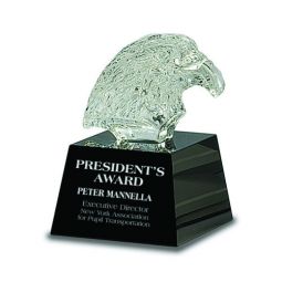 Eagle Head Crystal Award