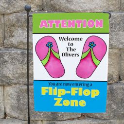 Flip Flop Zone Garden Flag