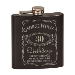 JD Birthday Flask