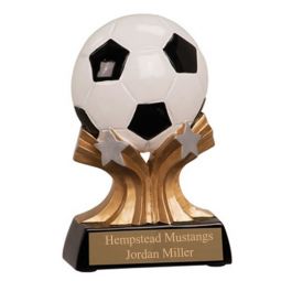 Yiwoop World Cup Gift Soccer Golden Ball Soccer Trophy Best Player Award  Birthday Gift Card