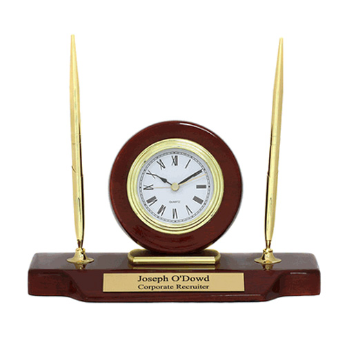Desk Clock Engraved Gift Collection