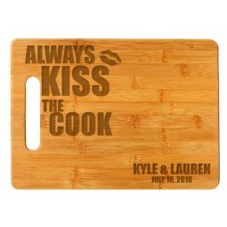 Kiss the Cook Cutting Board