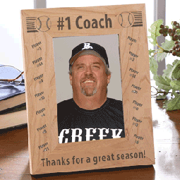 Baseball #1 Coach Frame