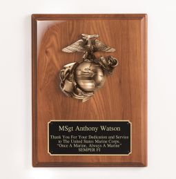 Marine Walnut Plaque