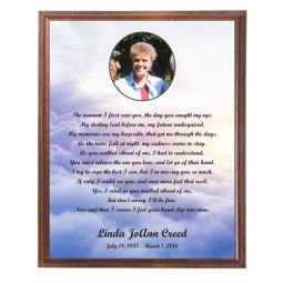 Memorial Clouds Plaque