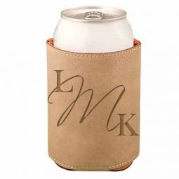 Monogram Leather Beverage Holder S2