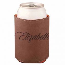 Name Leather Beverage Holder S2