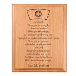 Nurse Prayer Plaque