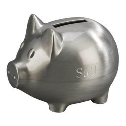 Pewter Piggy Bank