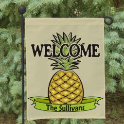 Pineapple Welcome Garden Flag