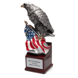 Sitting Eagle Flag Award