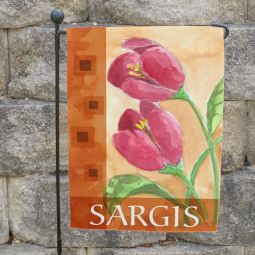 Spring Tulip Garden Flag