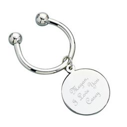 Message Tiffany Style Key Ring