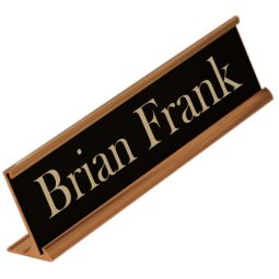 Gold Name Plate