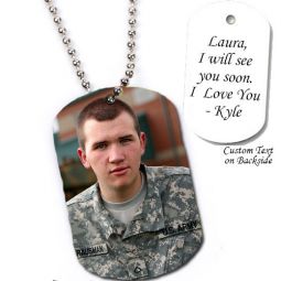 Soldier Photo Dog Tag