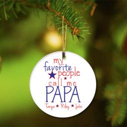 Favorite Papa Ornament