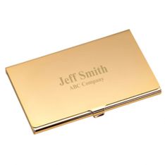 Gold Card Case