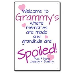 Grandkids Are Spoiled Sign