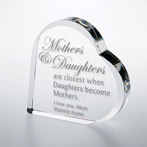 Mother & Daughter Keepsake Heart Personalized Gift