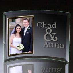 Curved Glass Names Frame