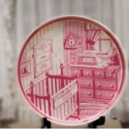 Pink Baby Plate