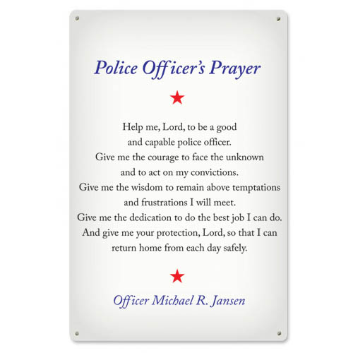 policeman prayer