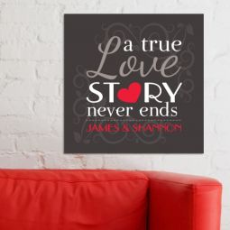 True Love Story Canvas